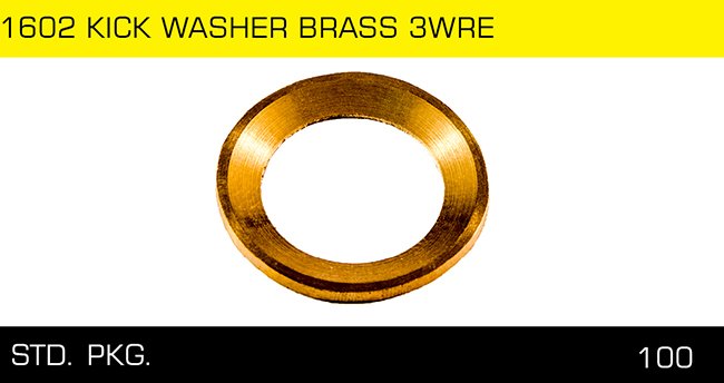 1602 KICK WASHER BRASS 3WRE